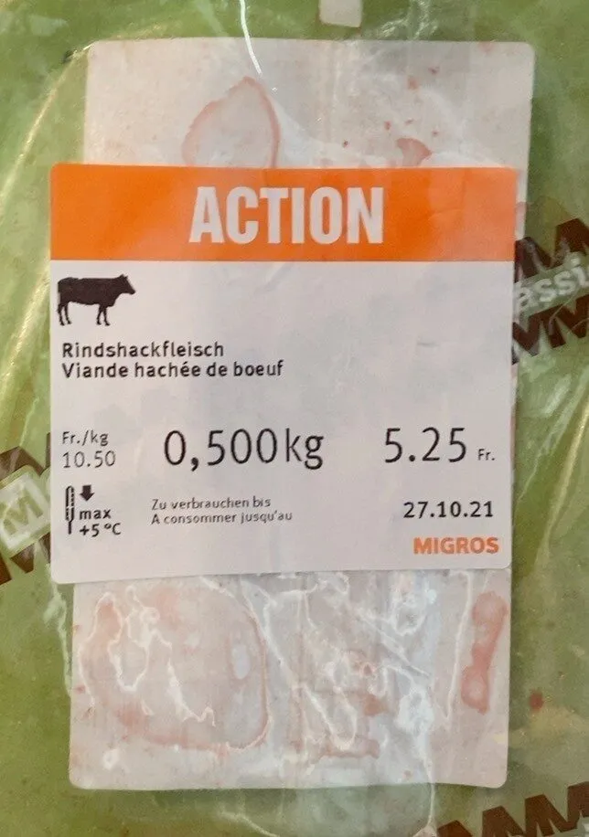 Viande hachee de boeuf