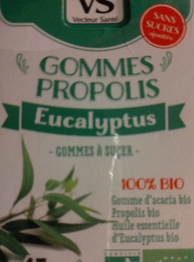 Gomme propolis eucalyptus