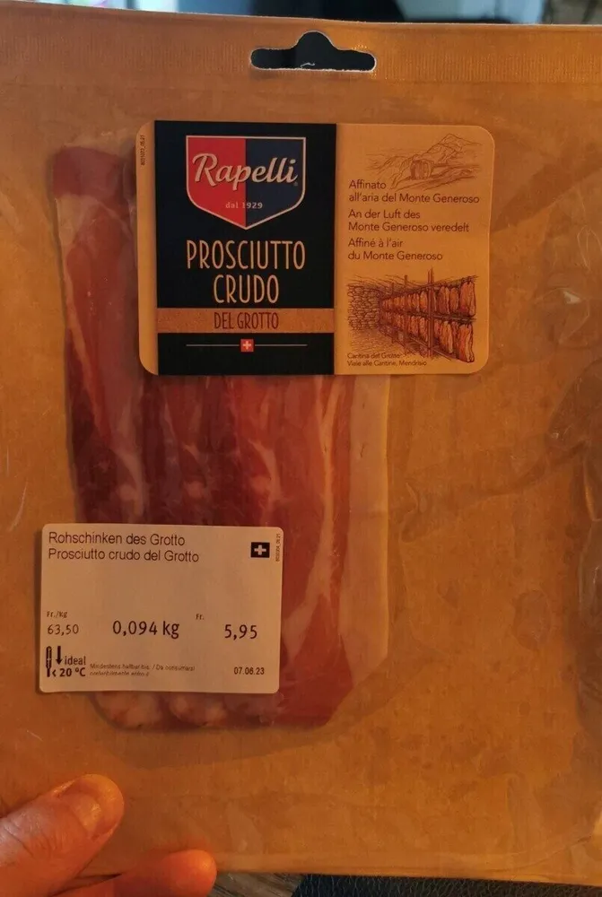 Prociutto Crudo Del Grotto