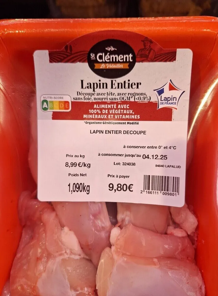 Lapin entier