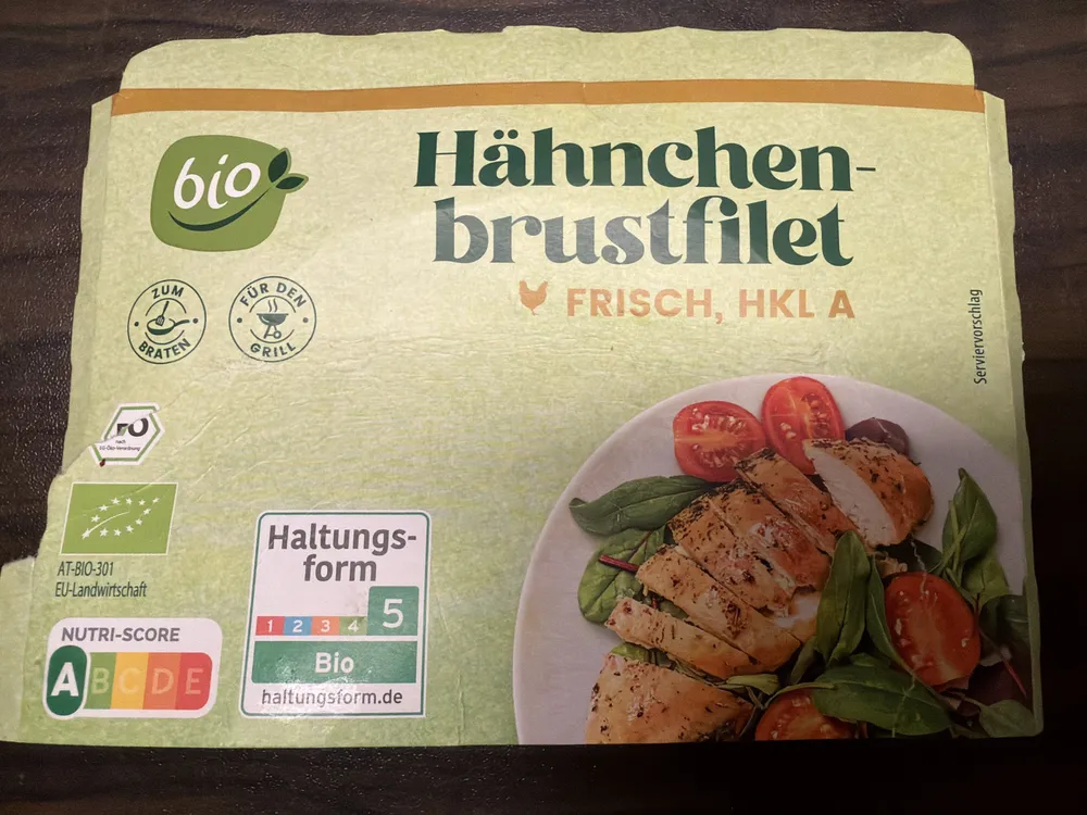 Bio-Hähnchenbrustfilet, frisch, Handelsklasse A
