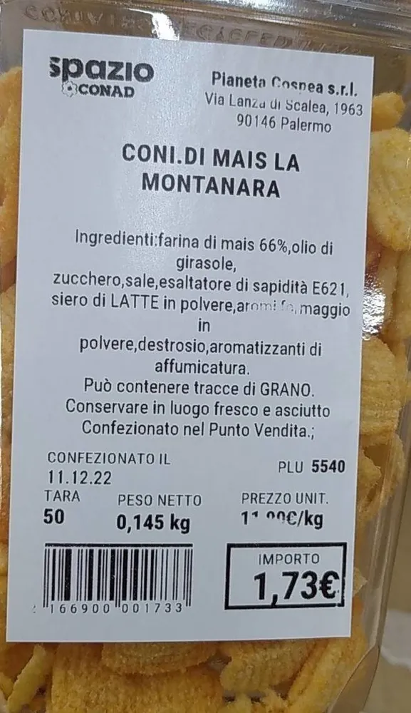 Coni di mais