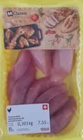 Lamelles de poulet