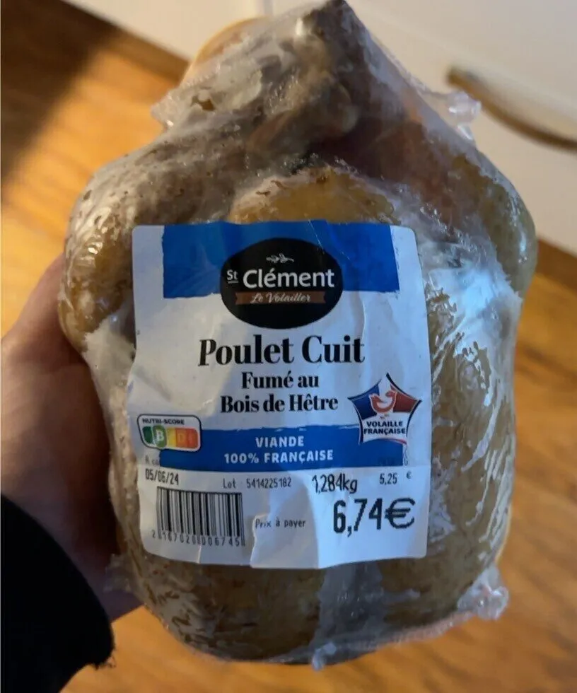 Poulet Cuit fumé