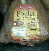 Poulet cuit fumé