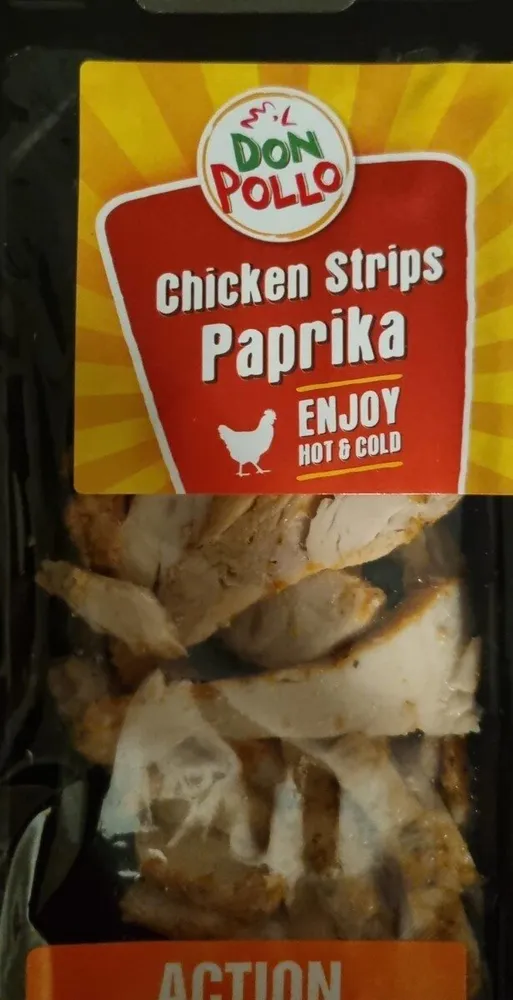 Chicken strips paprika