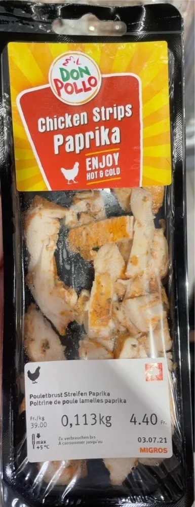 Chicken Strips Paprika
