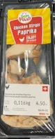 Chicken strips paprika