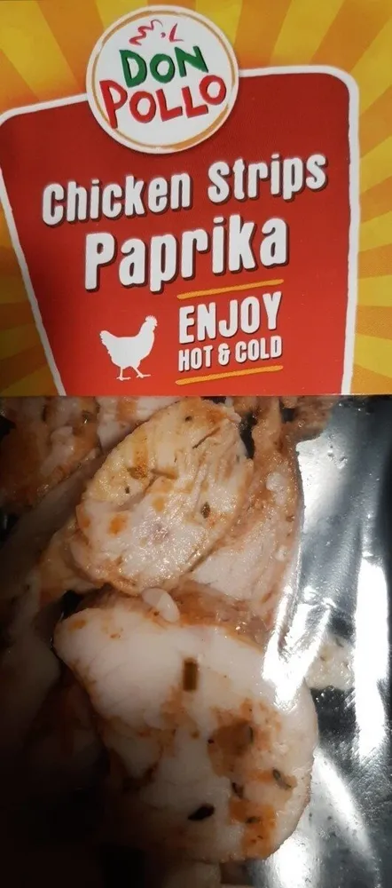 Chicken strips paprika
