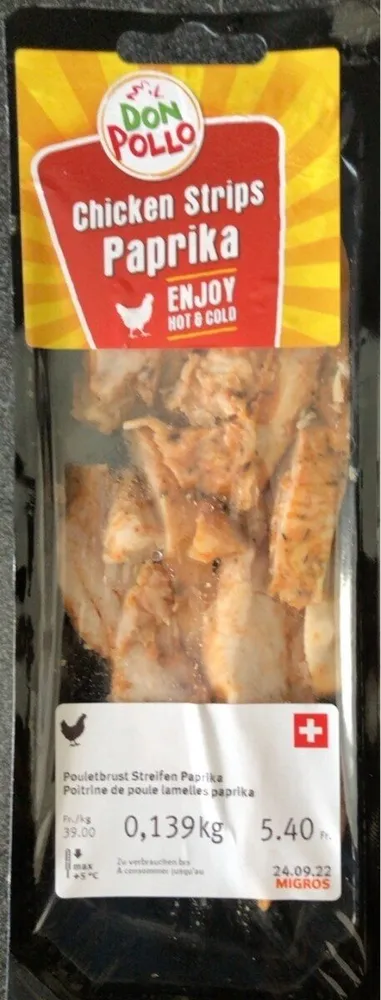 Chicken Paprika Strips