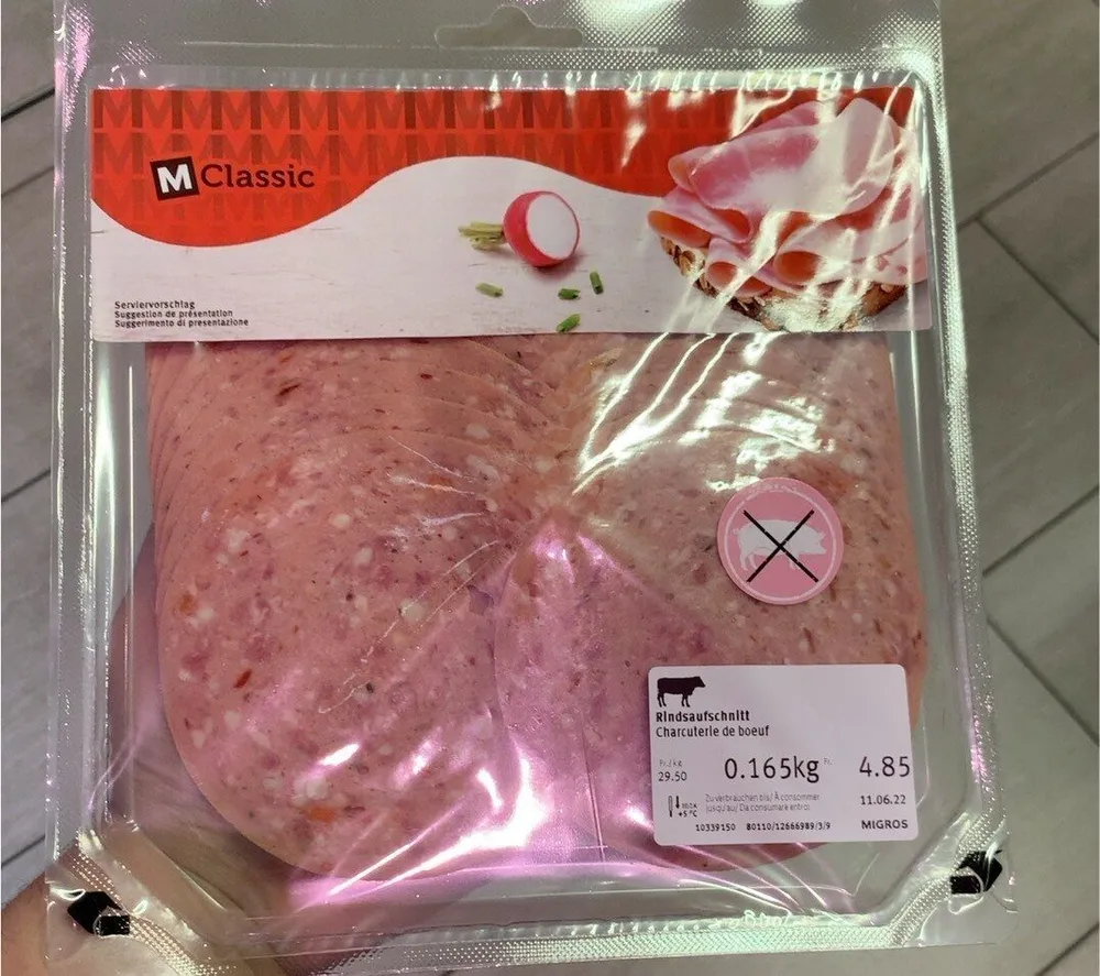 Rindsaufschnitt