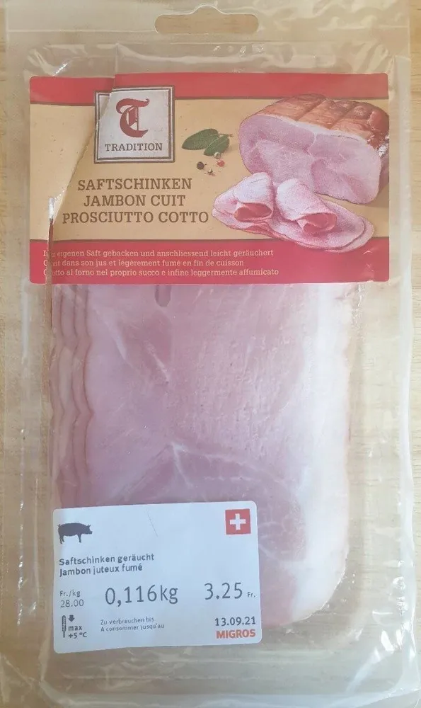 Saftschinken geräuchert