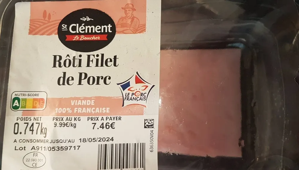 Rôti filet de porc
