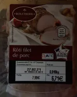 Roti filet de porc