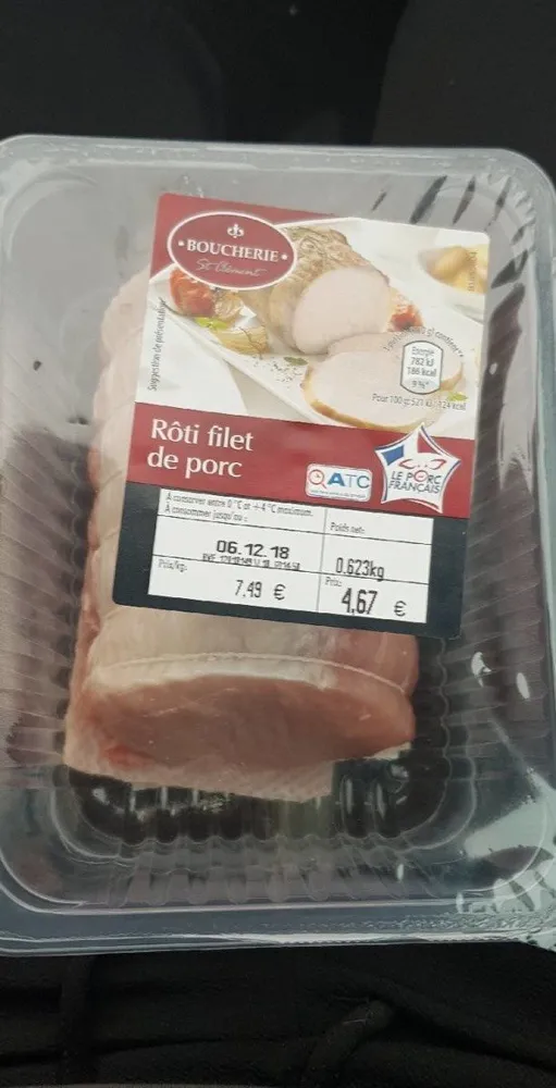 Rôti filet de porc