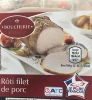 Rôti filet de porc