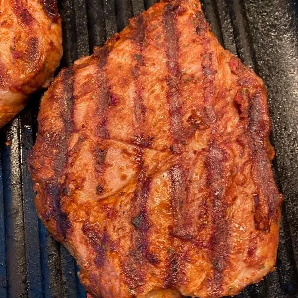 Schweins Hals Steak Alpenchilli