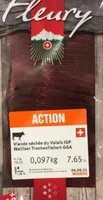 Viande séchée du Valais IGP