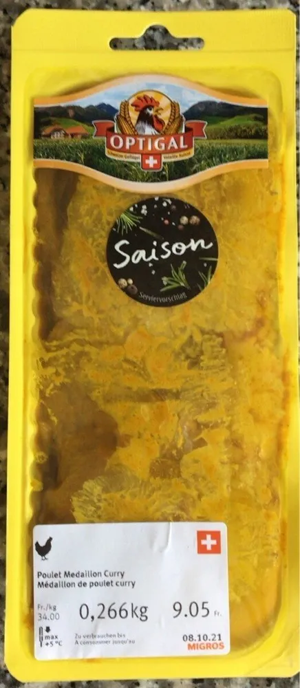 Poulet Medaillon Curry