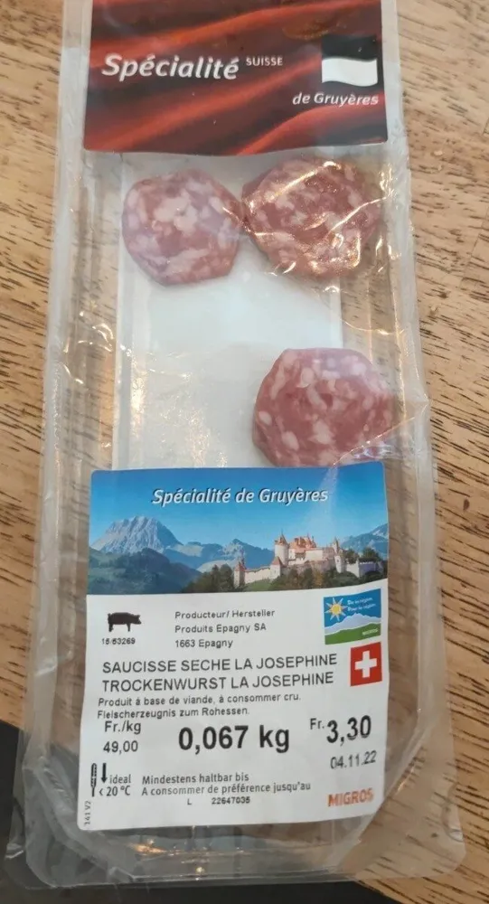 Saucisse sèche la Joséphine