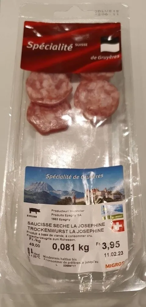 Saucisse sèche la Josephine
