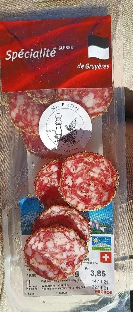 Saucisson au poivre