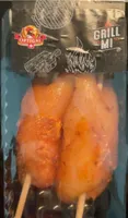 Spiedini di pollo fiaccola