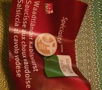 Saucisse aux chous Vaudoise