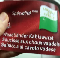 Saucisse aux choux vaudoise