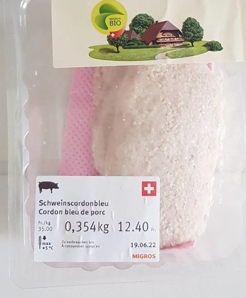 Cordon bleu de porc
