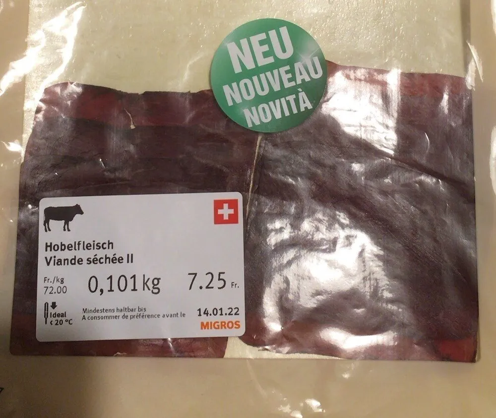 Viande sechée