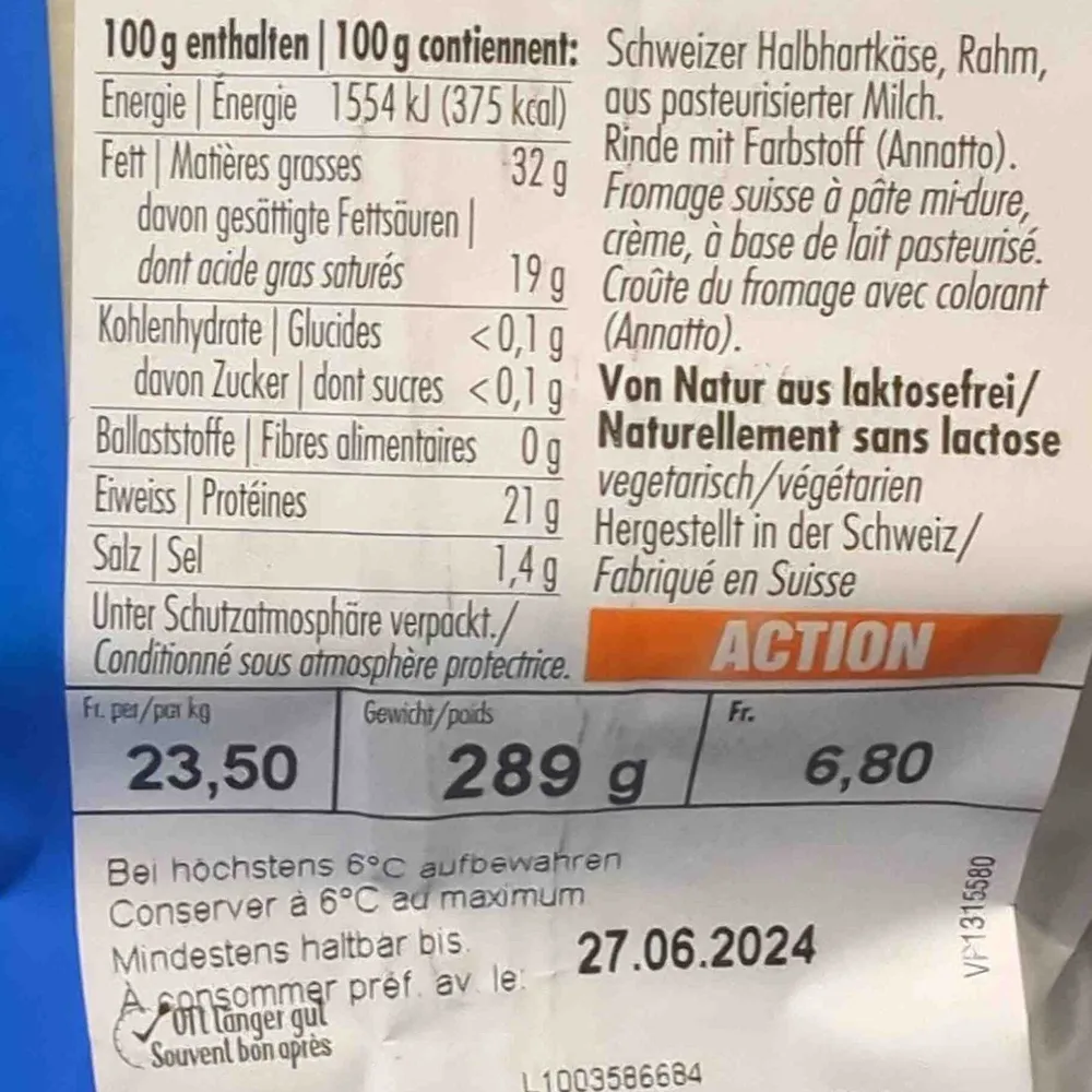 Luzerner Rahmkäse