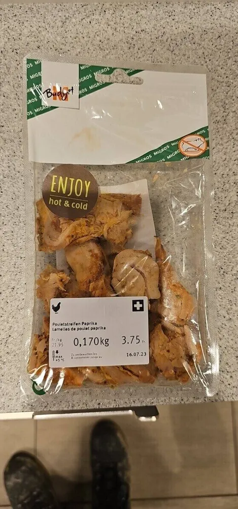 Lamelles de poulet paprika
