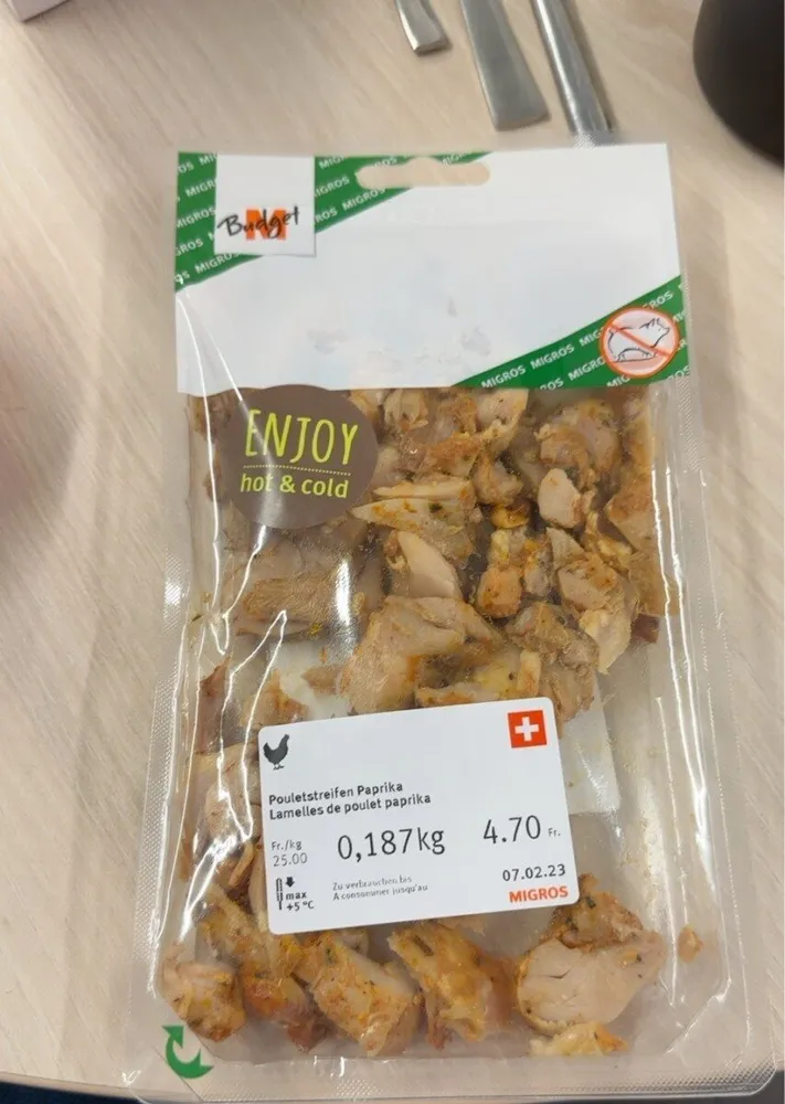 Lamelles de Poulet Paprika