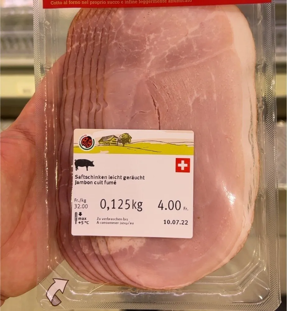 Jambon cuit fumé