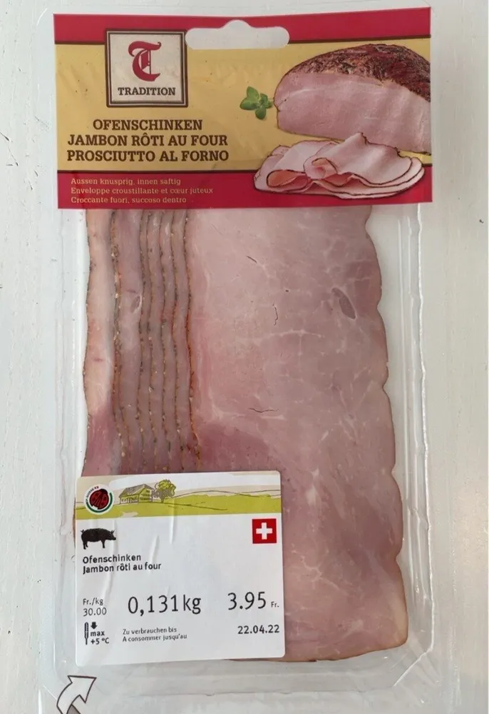 Jambon rôti au four