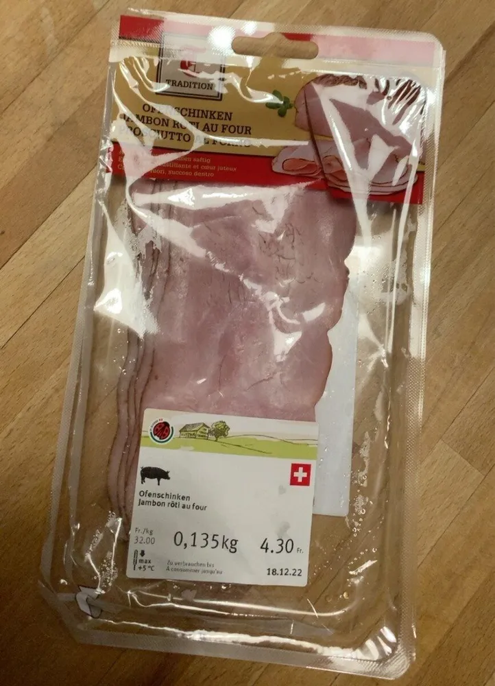 Jambon roti au four