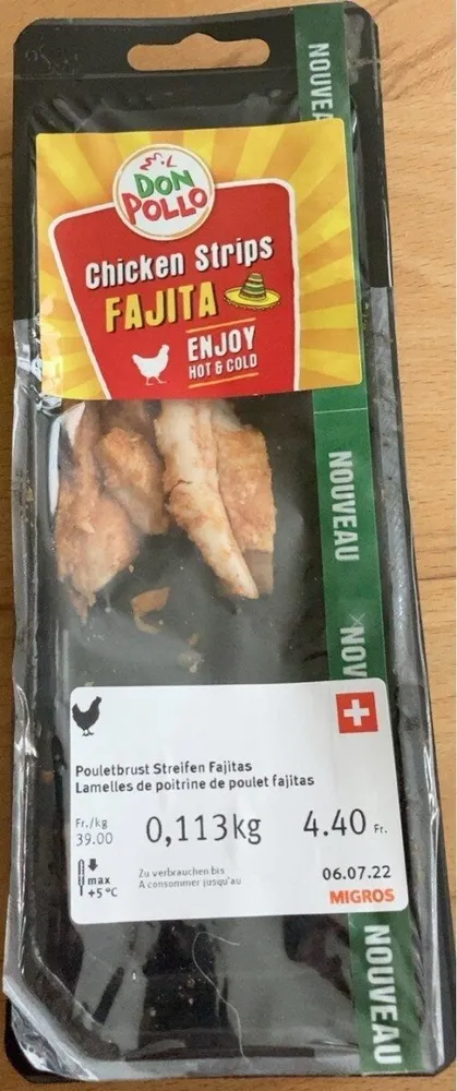 Chicken Strips Fajita