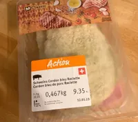 Cordon bleu de porc Raclette