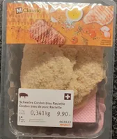 Cordon bleu de porc Raclette