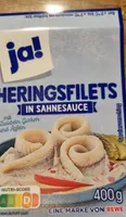 Heringsfilets in Sahnesauce
