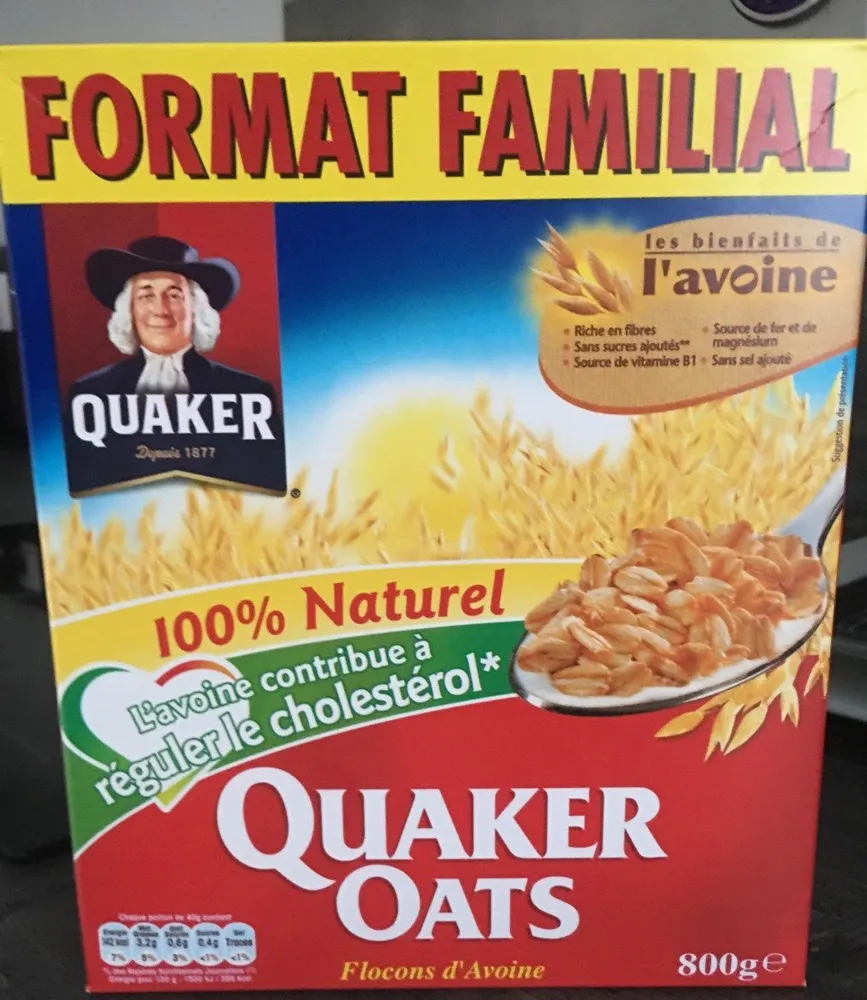 Quaker oats flocon d'avoine
