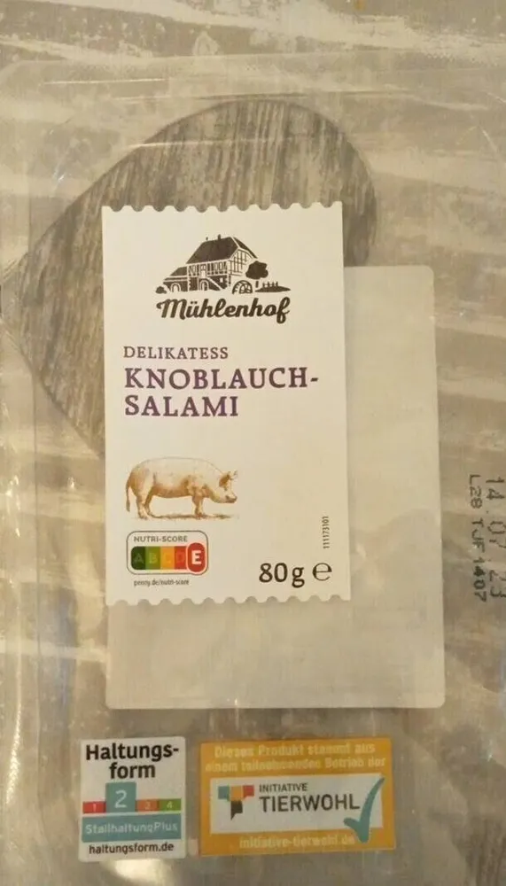 Knoblauch-Salami