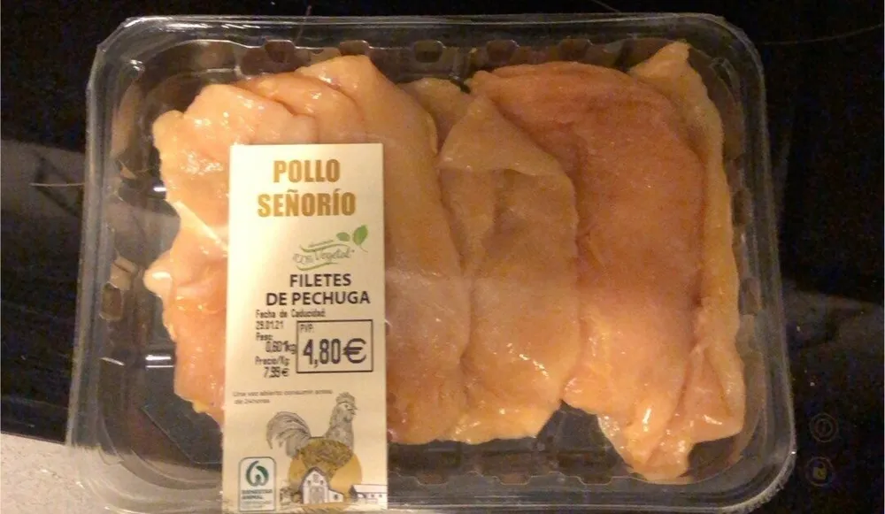 Filetes de Pechuga de Pollo