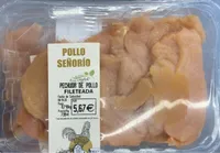 Pollo Señorio(pechuga de pollo fileteada)