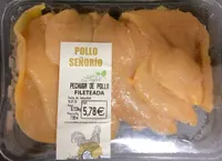 Pechuga de pollo fileteada