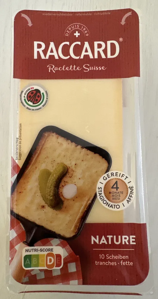 Raclette 4 Scheiben