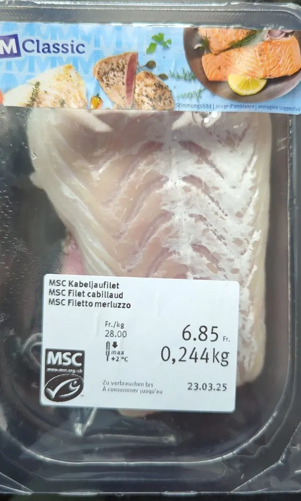 Kabeljaufilet
