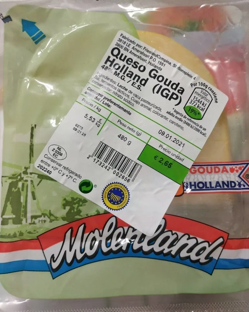 Queso Gouda Holland