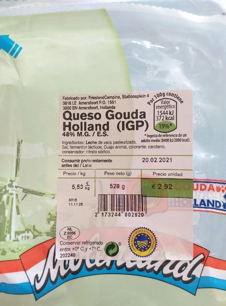 Queso Gouda Holland